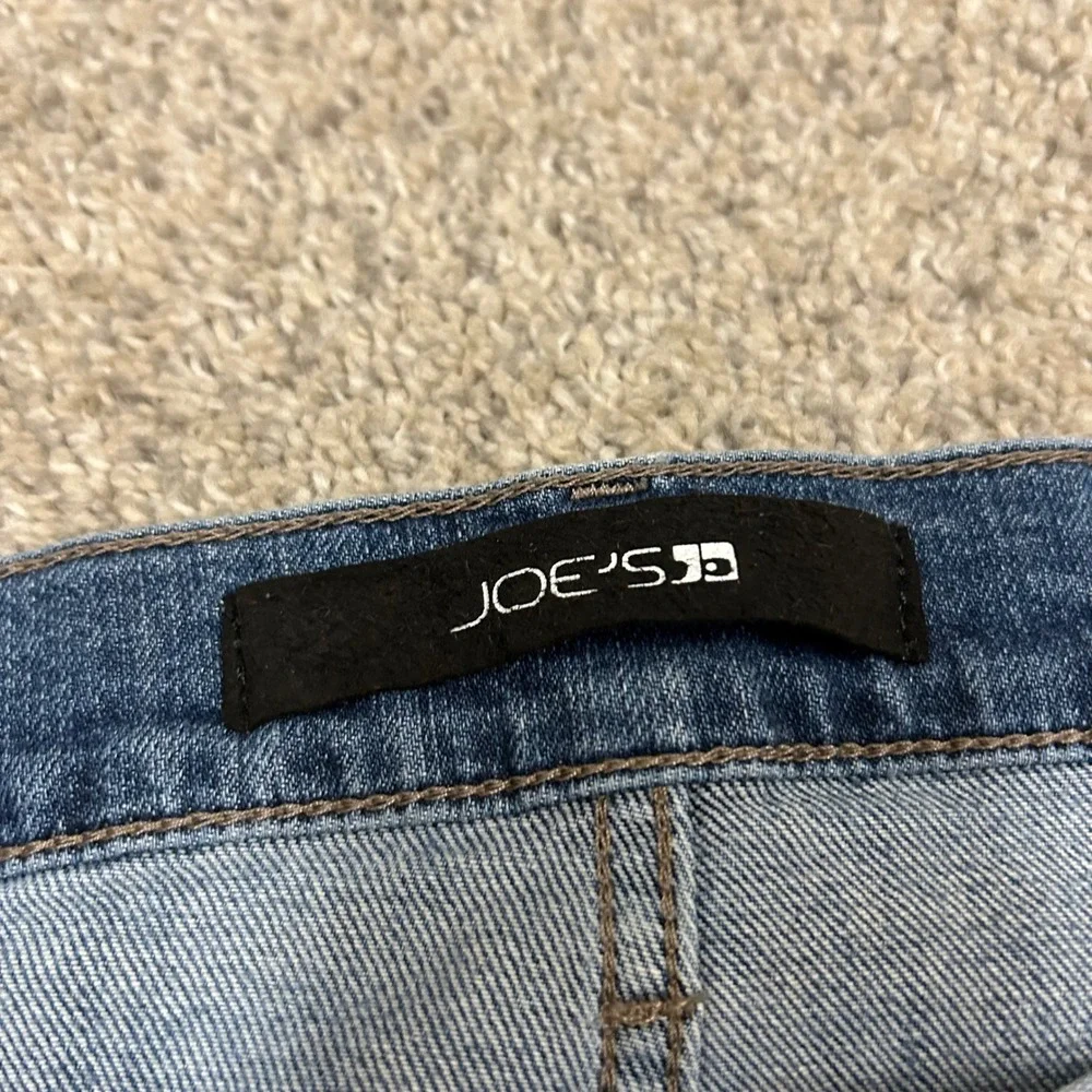 Joe's‎ Jeans The Brixton Size 38X34 Blue Straight Narrow Fit Stretch Denim